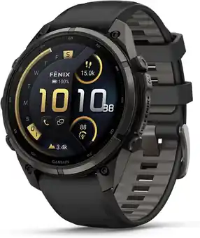 Garmin fēnix 9 Pro inReach 47 mm AMOLED smartwatch in Carbon Gray DLC Titanium